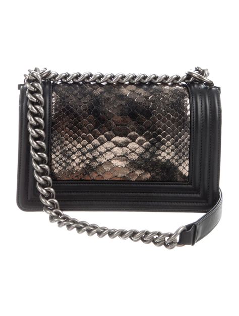 chanel sneakeskin boy bag|chanel black handbags.